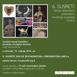 Pozivnica 6 Susreti restauratora i preparatora HMD elek_